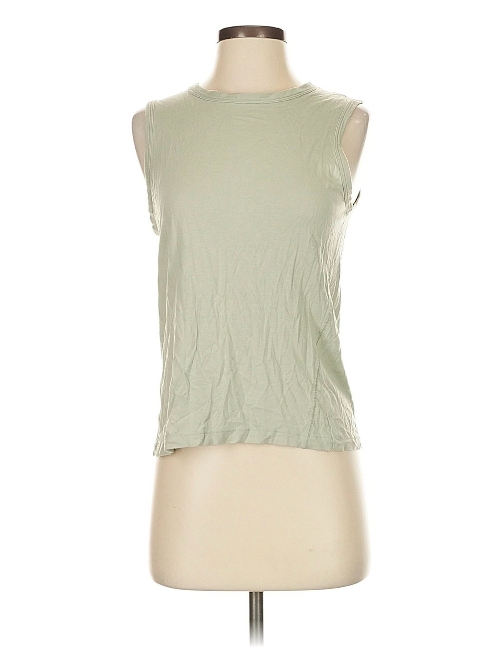 rag & bone Sleeveless Crew Tank in Sage Green